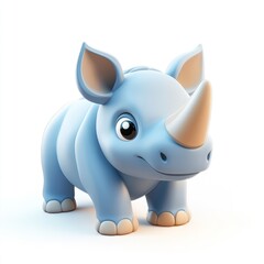 Obraz premium 3D icon of rhino
