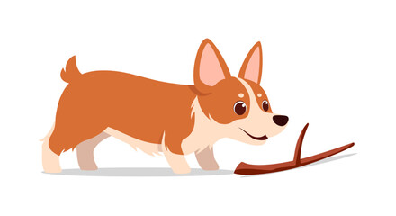 happy cute corgi dog with good quality and design