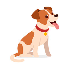 happy cute jack russell dog with good quality and design