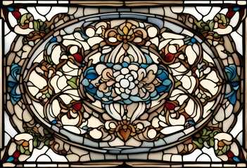 stained glass window