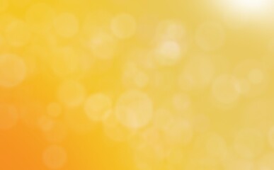 abstract background with bokeh / yellow background with flare and light leak