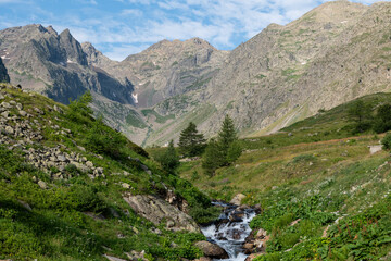 View of the Ischiator valley next tho the Migliorero refugee