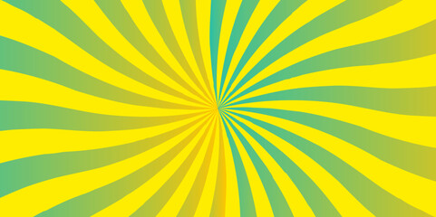 Abstract background with rays retro starburst abstract. Sunburst background vector illustration pattern beam rays. Spiral radial striped backdrop design.	