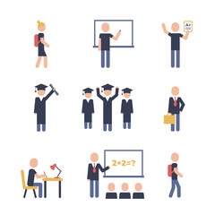 Workshop icon set. Collection of training, meeting, seminar, team building and more. Vector illustration. Easily changes to any color.
