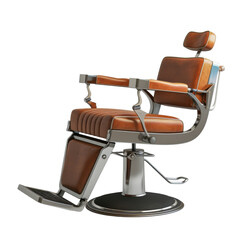 Professional Hair Cutting Stool Isolated On Transparent Background