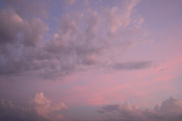 Sky with clouds