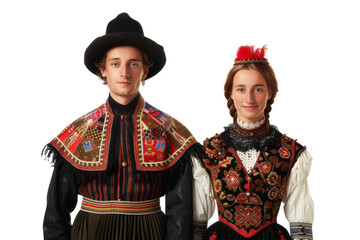 Obraz premium Natural Image of Native Duo Isolated On Transparent Background