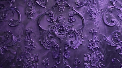 luxurious purple background, opulent, victorian, low contrast