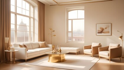 Photo interior modern design room 3d illustration