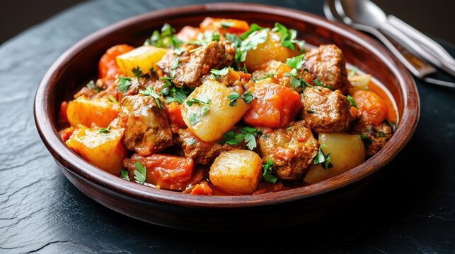 Afritada - Traditional Filipino food