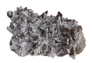 Druse of axinite crystals covered with small quartz crystals from 2nd Sovetskii Mine, Dalnegorsk,...