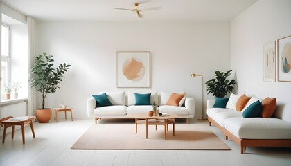 Photo interior modern design room 3d illustration