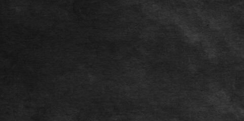 Fototapeta premium Backdrop dark black empty old wall grunge rough panorama sandstone chalkboard and blackboard texture background.