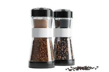 Electric Pepper Mill Image Isolated On Transparent Background