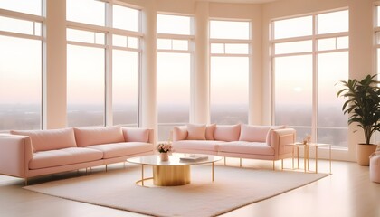 Photo interior modern design room 3d illustration