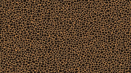 The vibrant and detailed textures of leopard skin display striking patterns in a warm, earthy palette, emphasizing the uniqueness of this natural design SEAMLESS PATTERN