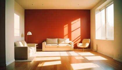 Photo interior modern design room 3d illustration