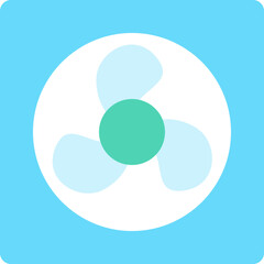 fan flat icon