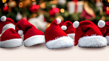 Christmas hat collection.