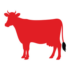 a Dairy Cow vector illustration
