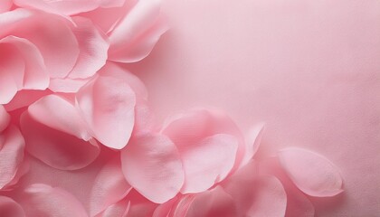 A delicate pastel pink background with a slightly grainy texture, creating a soft, serene atmosphere