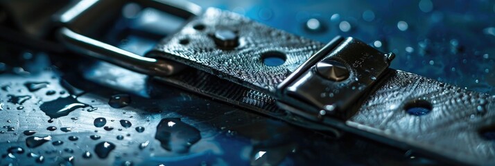 Close up of a Secure Ratchet Strap