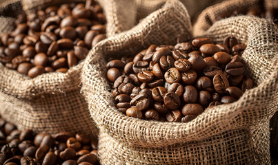 Pictures of coffee and coffee beans, coffee plants