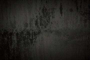Fototapeta premium Old wall texture cement dark black gray background abstract grey color design are light with white gradient background.