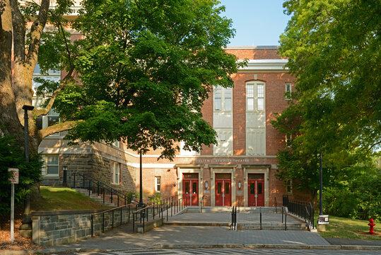 Studley Theatre located in Old Main Building on New Paltz campus. Building was renovated and renamed Julien J. Studley Theatre in 1992. NY