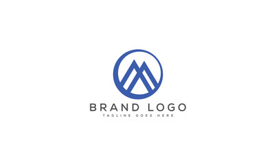 letter M logo design vector template design for brand.
