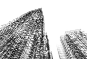 skyscrapers in the city