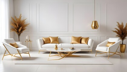 Photo interior modern design room 3d illustration