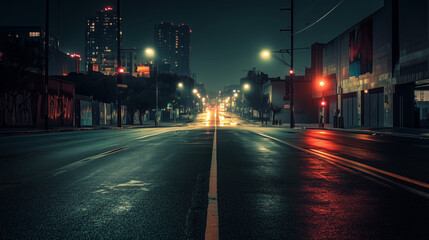 Street at night