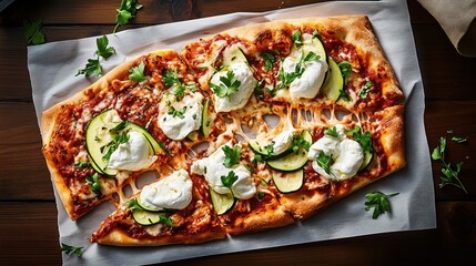 Margherita Pizza - traditional Italian food