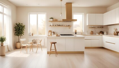 Fototapeta premium Photo interior modern design room 3d illustration