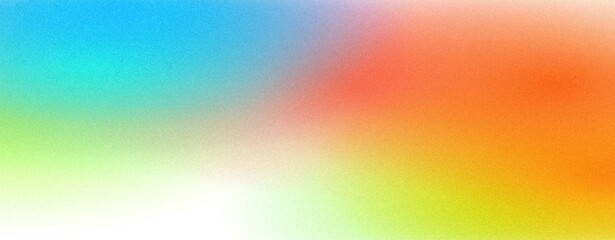 Obraz premium Colorful Abstract Gradient with Grainy Noise Texture for Modern Poster Design