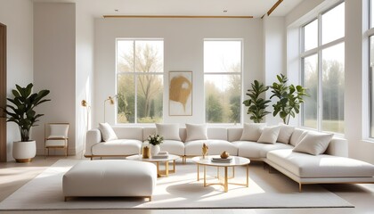 Photo interior modern design room 3d illustration