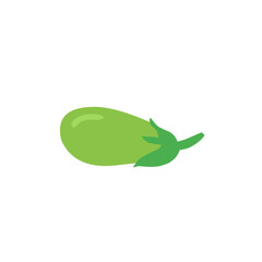 green eggplant vector illustration