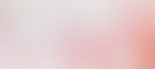 Blurred Soft Pink and White Gradient Abstract Background with Grain Noise Texture