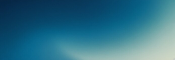 gradient background transitions from deep blue to light blue, creating sense depth and movement.