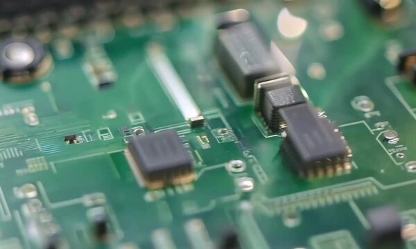 Close-up of a Circuit Board