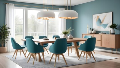 Photo interior modern design room 3d illustration