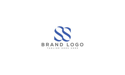 Fototapeta premium letter SS logo design vector template design for brand.