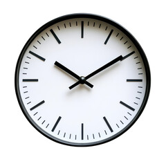 A modern wall clock.
