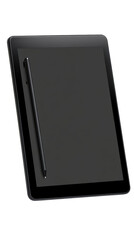 A sleek black tablet.