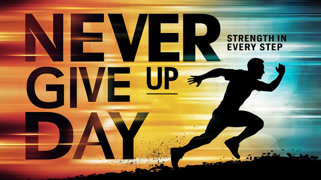 never give up day