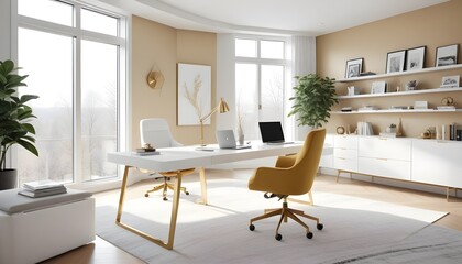 Photo interior modern design room 3d illustration