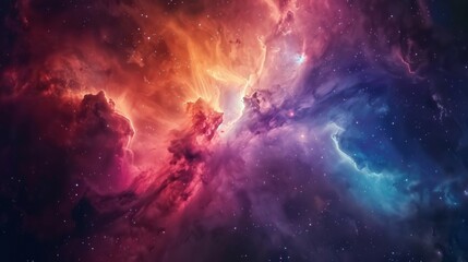 Obraz premium Colorful space galaxy cloud nebula.&nbsp;Stary night cosmos.&nbsp;Universe science astronomy.&nbsp;Supernova background wallpaper