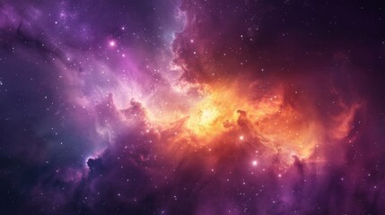 Naklejka premium Colorful space galaxy cloud nebula.&nbsp;Stary night cosmos.&nbsp;Universe science astronomy.&nbsp;Supernova background wallpaper