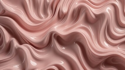 Translucent Waves Organic Texture Pattern in Soft Rose and Blush Pink